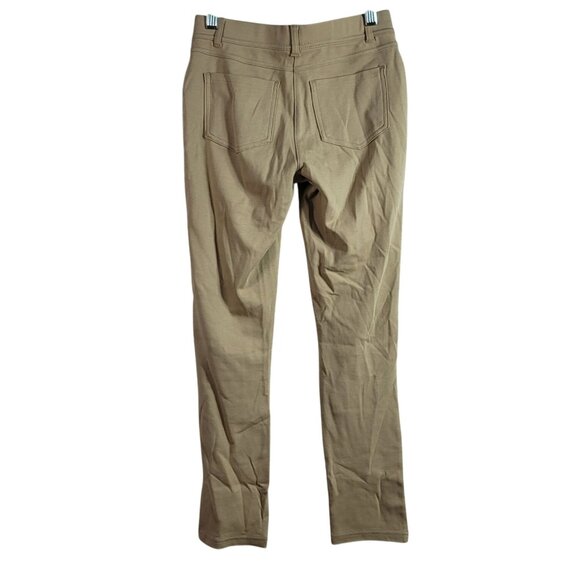 Nautica School Uniform Jeggings Khaki Size 14 Pants Flat Front Pull On Pockets - Picture 5 of 7